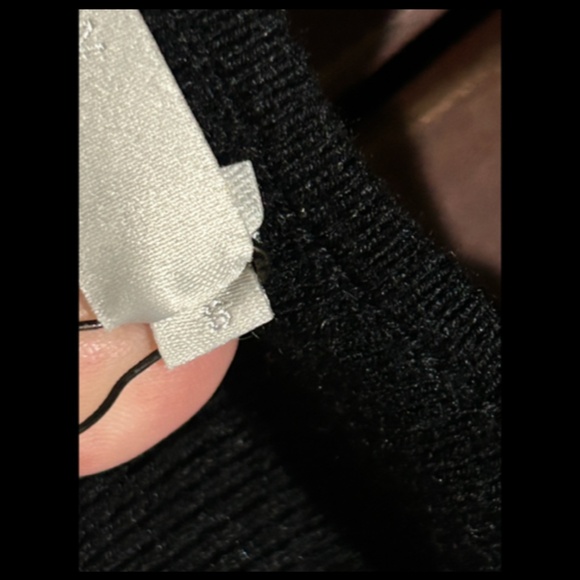 One Grey Day Leon Asymmetric Neck Long Sleeve Knit Top/Sweater Black Size S - Picture 15 of 15